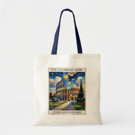 Van Gogh Rom Colosseum Oljemålning Retro Vintage Tygkasse