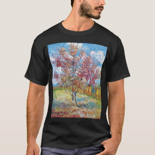 Van Gogh - Rosa persikor träd Tee Shirt