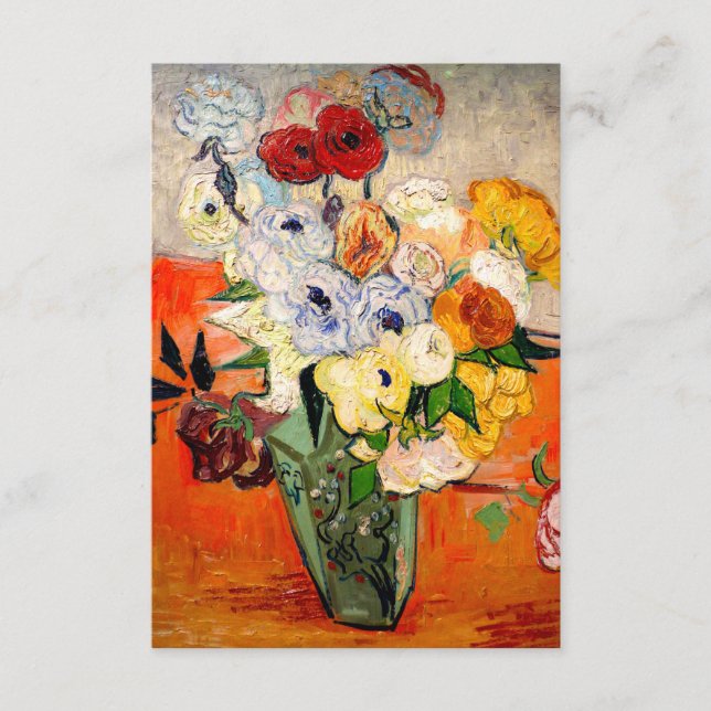 Van Gogh Roses and Anemones Tilläggskort (Framsida)