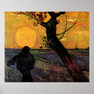 Van Gogh; Sådden, Vintage bonde Poster