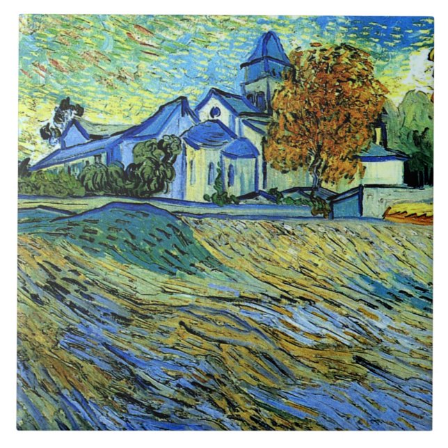 Van Gogh - Saint Paul-kyrkan, Kakelplatta (Framsidan)