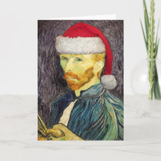 Van Gogh Santa hälsningkort Helgkort