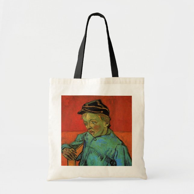Van Gogh, Schoolboy (Camille Roulin), Vintage Art Tygkasse (Framsidan)