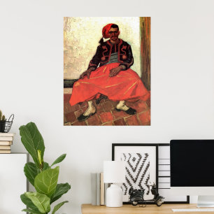 Van Gogh, Seed Zouave, Vintage Impressionism Art Poster