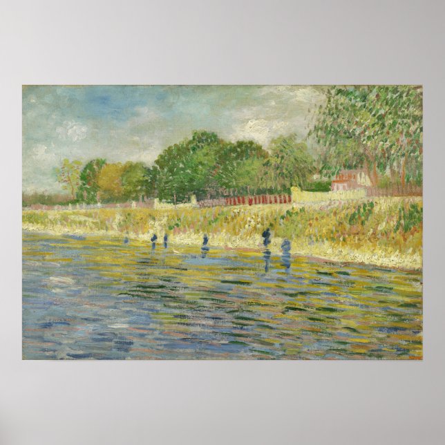 Van Gogh - Seine-banken Poster (Framsidan)