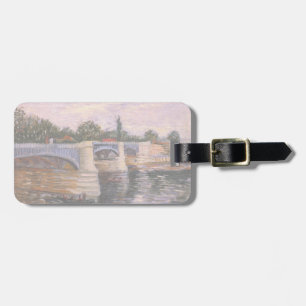 Van Gogh Seine River med Pont del Grande Jette Bagagebricka