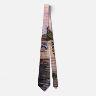Van Gogh Seinefloden med Pont del Grande Jette Slips