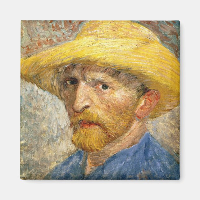 Van Gogh - Self-Porträtt Magnet (Framsidan)