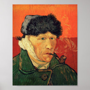 Van Gogh - Self-Porträtt med Bandaged Ear Poster