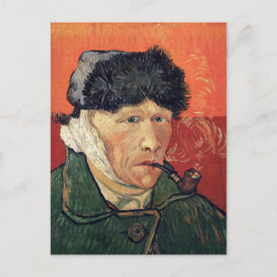 Van Gogh - Self-Porträtt med Bandaged Ear Vykort