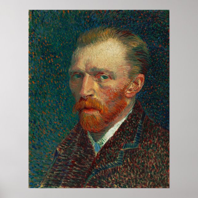 Van Gogh - Self-Porträtt Poster (Framsidan)