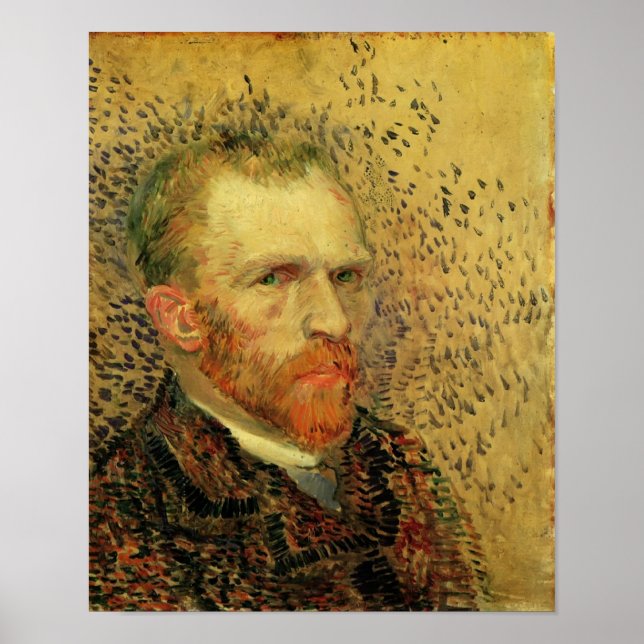 Van Gogh - Self-Porträtt Poster (Framsidan)
