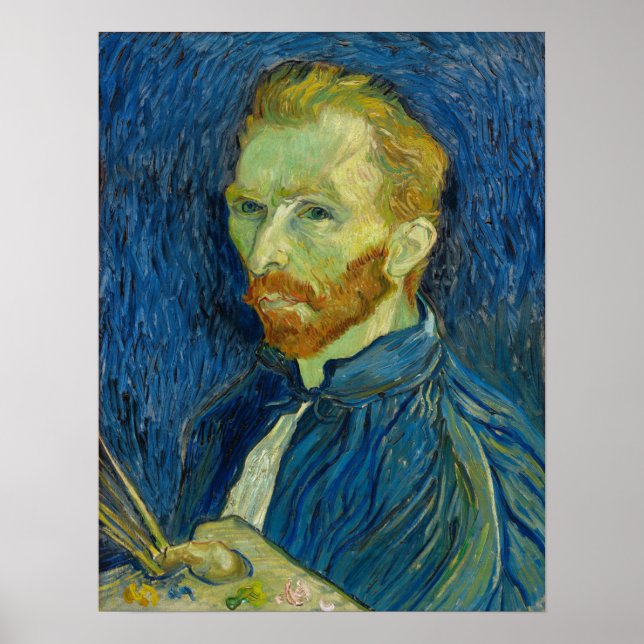Van Gogh - Self-Porträtt Poster (Framsidan)