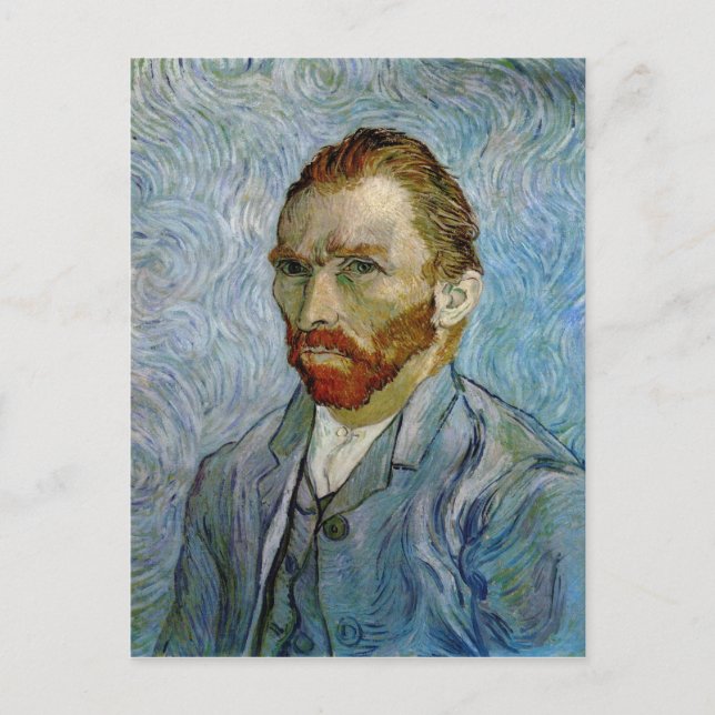 Van Gogh Self-Porträtt Vykort (Framsida)