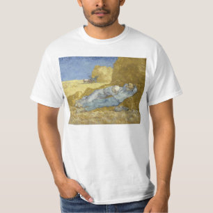 Van Gogh Siesta efter Millet Tee