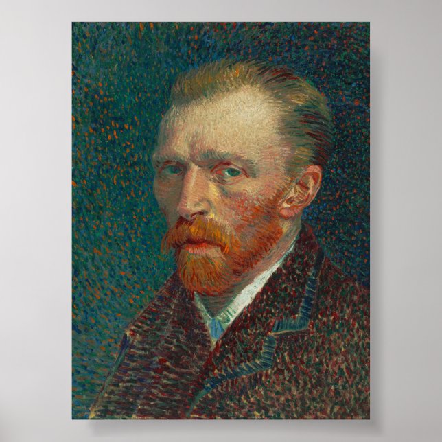 Van Gogh Självporträtt 1887 Poster (Framsidan)