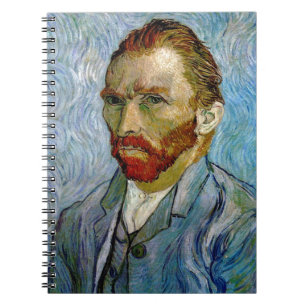 Van Gogh Självporträtt Anteckningsbok Med Spiral