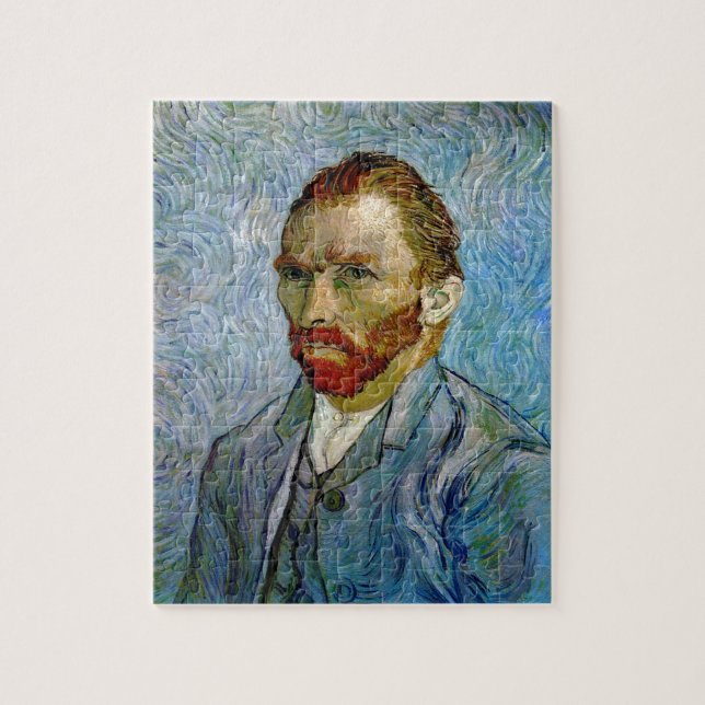 Van Gogh Självporträtt Art-målning Pussel (Vertikal)
