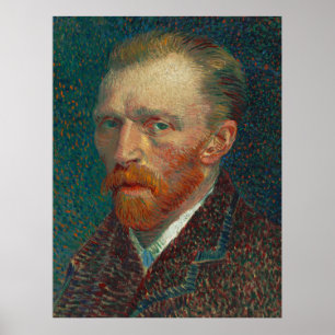 Van Gogh Självporträtt Art Painting Poster