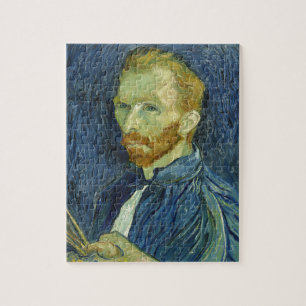 Van Gogh Självporträtt Art Painting Pussel