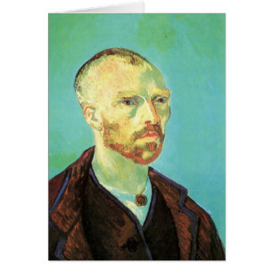 Van Gogh Självporträtt (Dedicated to Paul Gauguin) Hälsningskort