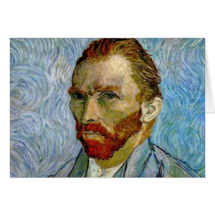 Van Gogh Självporträtt Hälsningskort