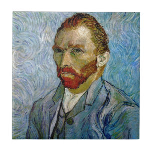 Van Gogh Självporträtt Kakelplatta