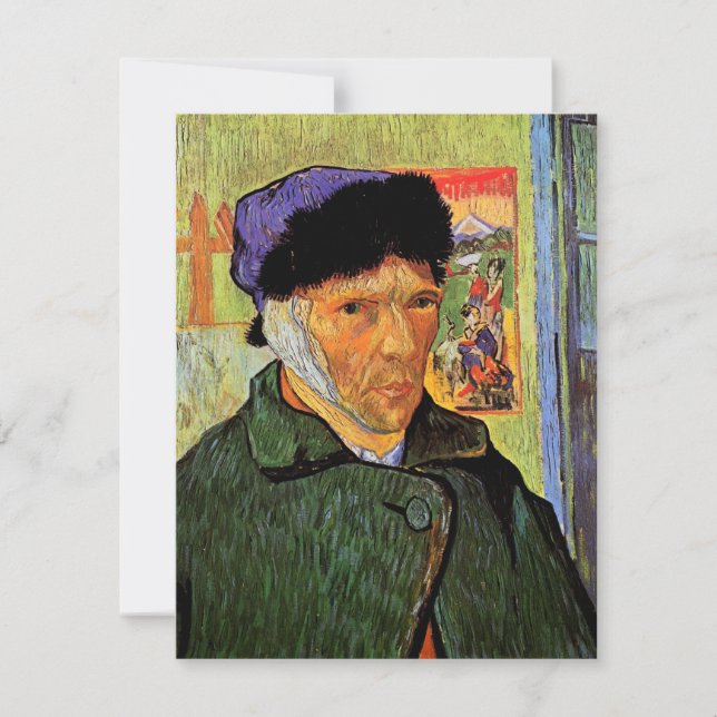 Van Gogh, Självporträtt med Bandaged Ear (Framsida)
