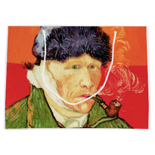 Van Gogh - Självporträtt med Bandaged Ear & Pipe