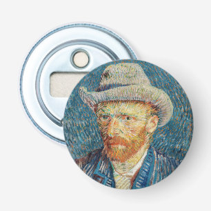 Van Gogh - Självporträtt med Grått Felt Hat Flasköppnare