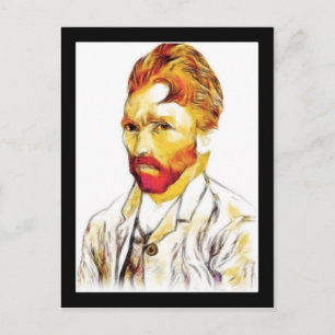 Van Gogh Självporträtt Nytt Frisyr Vykort