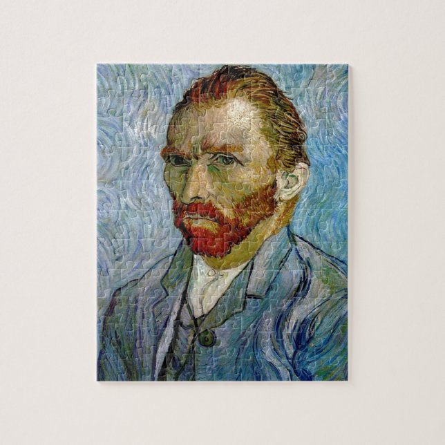 Van Gogh Självporträtt Pussel (Vertikal)