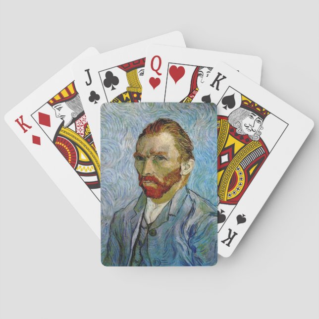 Van Gogh Självporträtt Spel Kort (Baksidan)