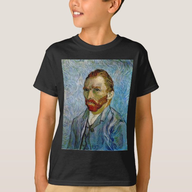 Van Gogh Självporträtt Tee Shirt (Framsida)