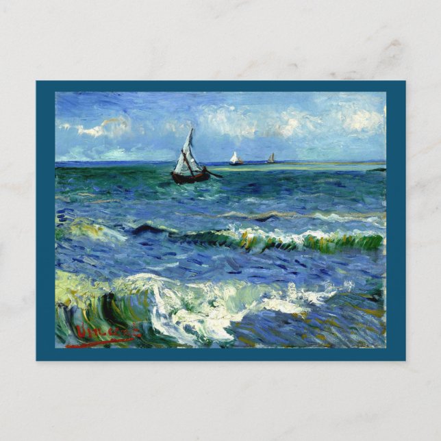 Van Gogh - Sjölandskap (inramad) vykort (Framsida)
