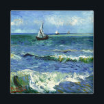 Van Gogh - Sjölandskapet Magnet<br><div class="desc">Vincent van Goghs berömd,  Sjölandskapet nära Les Saintes-Maries de la Mer.</div>