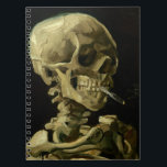 Van Gogh | skalle med brinna cigarett | 1886 Anteckningsbok Med Spiral<br><div class="desc">"Avslutades skallen av ett skelett med den brinna cigaretten" av Vincent Van Gogh i 1886</div>