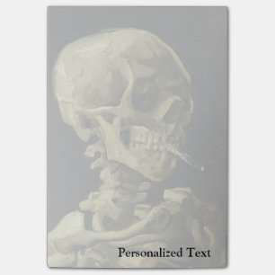 Van Gogh skalle med brinna cigarett 1886 Post-it Block