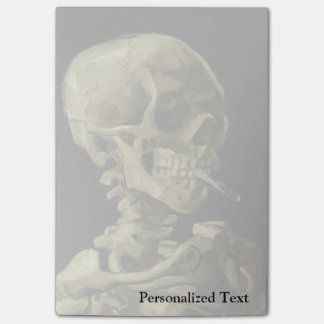 Van Gogh | skalle med brinna cigarett | 1886 Post-it Block