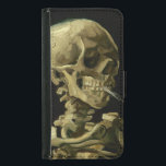 Van Gogh | skalle med brinna cigarett | 1886 Samsung Galaxy S5 Plånboksfodral<br><div class="desc">"Avslutades skallen av ett skelett med den brinna cigaretten" av Vincent Van Gogh i 1886</div>