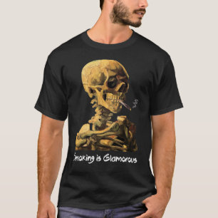 Van Gogh Skalle med cigarett är Glamourös T Shirt