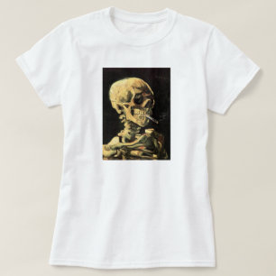 Van Gogh skalle med den brinna cigarettT-tröja T Shirt