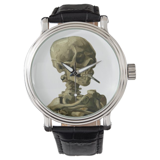 Van Gogh, Skeleton with a burning cigarette Armbandsur (Framsida)