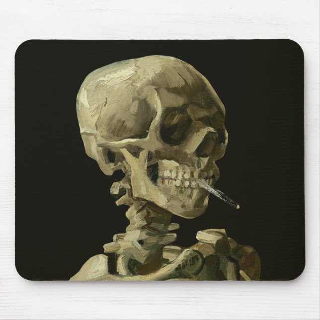 Van Gogh, Skeleton with a burning cigarette Musmatta (Framsidan)