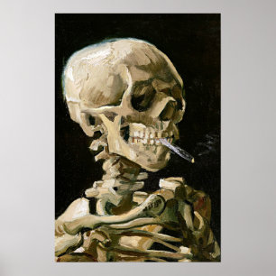 Van Gogh - Skelettets huvud Poster