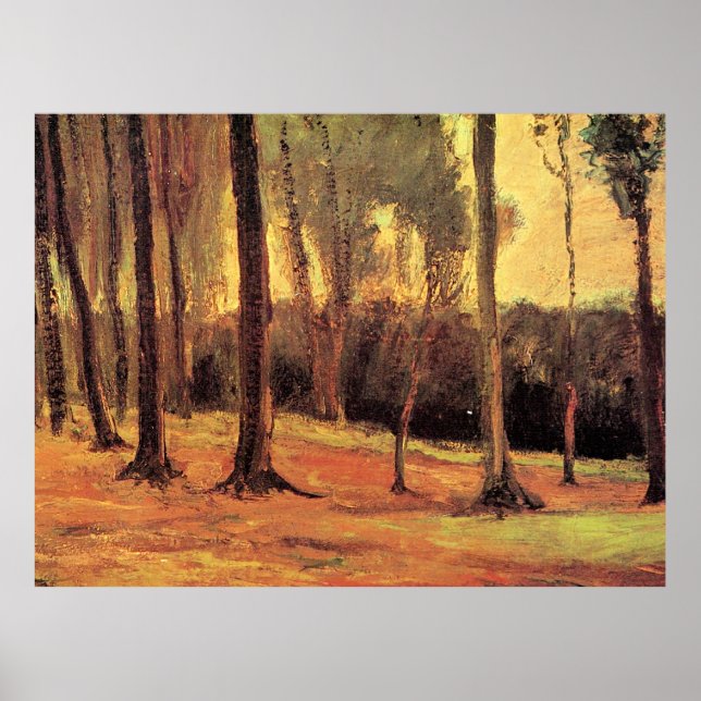 Van Gogh - Skogsbryn, Poster (Framsidan)