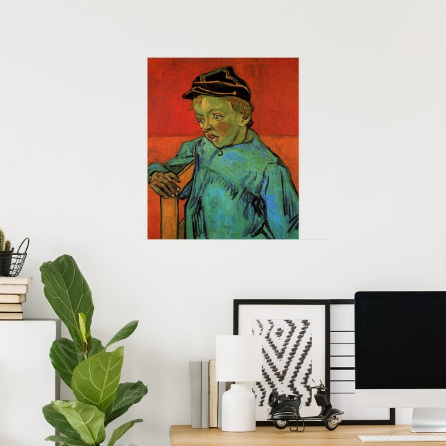 Van Gogh, Skolpojke (Camille Roulin), Vintage Art Poster (Hemmakontoret)