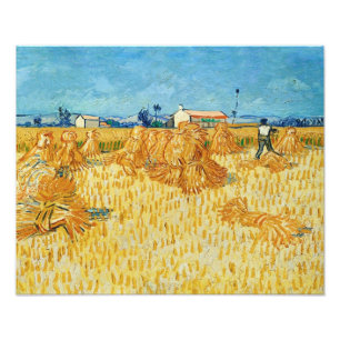 Van Gogh; Skörd i Provence Fototryck