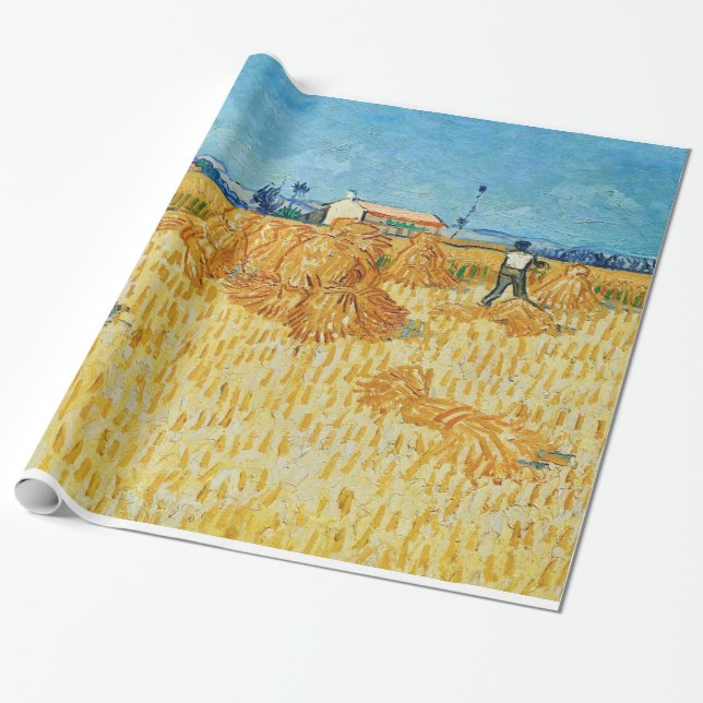 Van Gogh; Skörd i Provence Presentpapper (Utrullad)