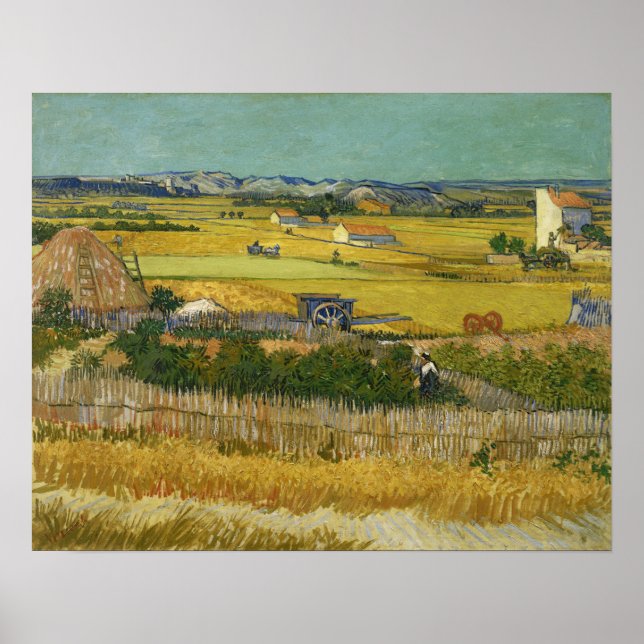 Van Gogh - Skörden Poster (Framsidan)